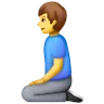 Man Kneeling Emoji 🧎‍♂️ image - Samsung style