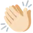 Clapping Hands: Light Skin Tone