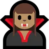 Woman Vampire: Medium Skin Tone Emoji 🧛🏽‍♀️ image - Microsoft Windows 10 Segoe UI Emoji style