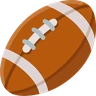 Emoji fotbal american 🏈 image - Skype style