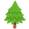 常緑樹 Emoji 🌲 image - Facebook Messenger (2016) style