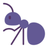 蟻 Emoji 🐜 image - Microsoft Classic 2D style