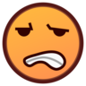 Emoji Grimaszoló arc 😬 image - Emojidex style