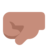 Left-Facing Fist: Medium Skin Tone