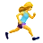 Woman Running Facing Right