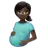 Pregnant Woman: Dark Skin Tone