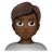 Person Pouting: Medium-Dark Skin Tone