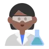 Scientist: Medium-Dark Skin Tone Emoji 🧑🏾‍🔬 image - Tossface style
