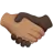 Handshake: Medium Skin Tone, Dark Skin Tone