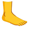 Pé Emoji 🦶 image - Google Noto Color Animated style