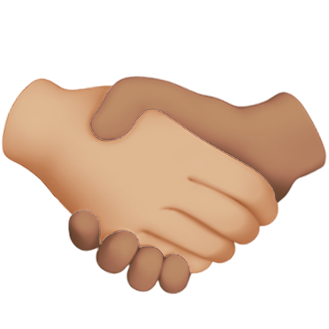 Handshake: Medium-Light Skin Tone, Medium Skin Tone