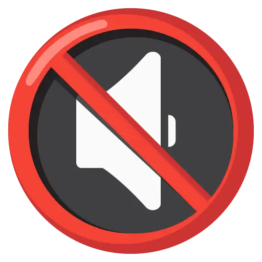 Muted Speaker