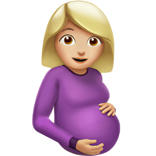 Pregnant Woman: Medium-Light Skin Tone