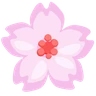 樱花 Emoji 🌸 image - Facebook Messenger (2016) style