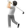 Person Golfing: Light Skin Tone Emoji 🏌🏻 image - Apple style