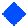 Large Blue Diamond Emoji 🔷 image - SoftBank style