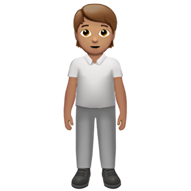 Person Standing: Medium Skin Tone