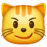 Cat With Wry Smile Emoji 😼 image - Samsung style