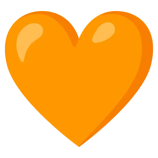 Cuore arancione