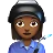 Woman Factory Worker: Medium-Dark Skin Tone
