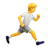 Person Running Facing Right