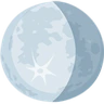 Símbolo de luna gibosa menguante Emoji 🌖 image - Facebook Messenger (2016) style