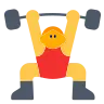 Man Lifting Weights Emoji 🏋️‍♂️ image - Tossface style