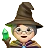 Woman Mage: Light Skin Tone