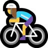 Woman Biking Emoji 🚴‍♀️ image - Microsoft Windows 10 Segoe UI Emoji style