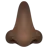 Nose: Dark Skin Tone