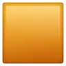 Emoji Nagy narancssárga négyzet 🟧 image - WhatsApp style