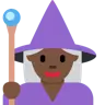 Woman Mage: Dark Skin Tone Emoji 🧙🏿‍♀️ image - Twitter / X (Twemoji) style