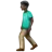 Person Walking: Dark Skin Tone