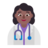 Woman Health Worker: Medium-Dark Skin Tone