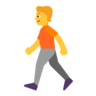 Эмодзи Пешеход 🚶 image - Microsoft Classic 2D style
