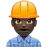 Construction Worker: Dark Skin Tone