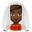 Person With Veil: Medium-Dark Skin Tone