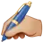 Writing Hand: Medium-Light Skin Tone