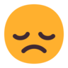 실망한 얼굴 Emoji 😞 image - Microsoft Classic 2D style