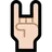 Sign Of The Horns: Light Skin Tone