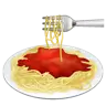 อาหารอิตาลีเส้นยาว Emoji 🍝 image - WhatsApp style