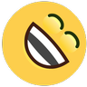 Śmiejąc się na podłodze Emoji 🤣 image - Skype style