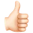 Thumbs Up: Light Skin Tone