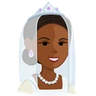 Person With Veil: Medium-Dark Skin Tone Emoji 👰🏾 image - Facebook Messenger (2016) style