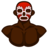 People Wrestling: Dark Skin Tone