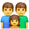 Family: Man, Man, Girl Emoji 👨‍👨‍👧 image - Samsung style