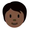 Person: Dark Skin Tone Emoji 🧑🏿 image - Twitter / X (Twemoji) style