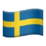 Flag: Sweden Emoji 🇸🇪 image - Apple style