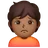 Person Frowning: Medium-Dark Skin Tone