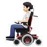 Person In Motorized Wheelchair: Light Skin Tone Emoji 🧑🏻‍🦼 image - Apple style